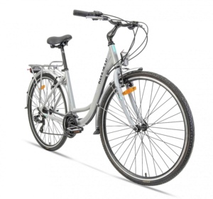 Bicicletta Vintage a 18 Velocità con Telaio in Acciaio per Donna / Bicicletta Urbana Vintage da 28 Pollici / Bici da Città - Product Image 2