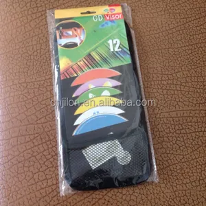 Tas Penyimpanan Multifungsi Pemegang CD Visior, Penahan CD Visor Matahari Mobil