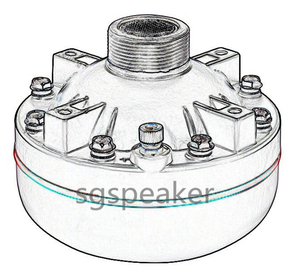 HD-100A 100W 8ohm Aimant Néodyme néodyme harga pilote tweeter - Product Image 5