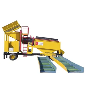 SINOLINKING 50 Tons Mini Gold Separator Machine Gold Screening Plant