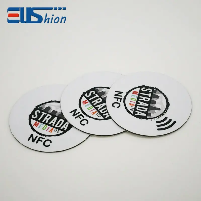 금속 HF RFID NFC 금속 라벨 태그 인쇄에 프로그래밍 가능