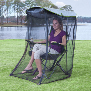 Piscina <span class=keywords><strong>exterior</strong></span> plegable <span class=keywords><strong>gris</strong></span> playa antigua <span class=keywords><strong>silla</strong></span> dosel - Product Image 1
