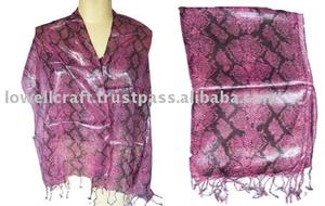 100% Satin Soie Imprimé Écharpe Long Designer Plaid et Motif Rayé Coloré Adulte Mode pour la Saison du Printemps - Product Image 2