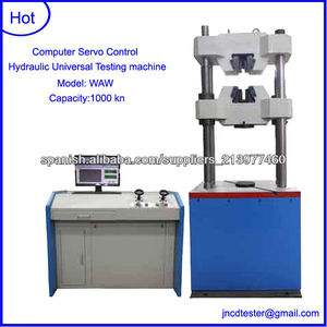 Máquina WAW-1000 ordenador de <span class=keywords><strong>control</strong></span> servo hidráulica universal de ensayos - Product Image 1
