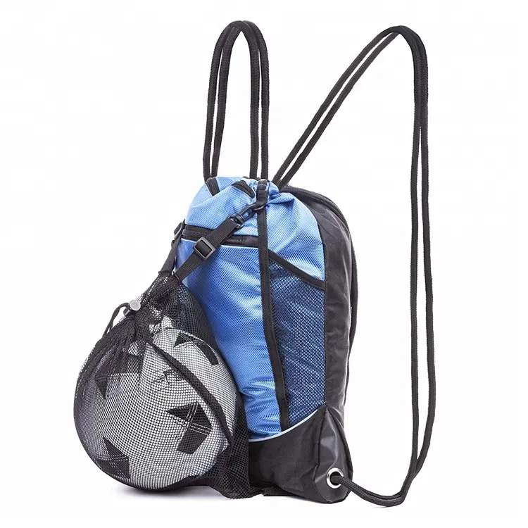 Многофункциональная сумка для спортзала, футбольные Сумки на шнурке с сеткой