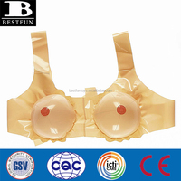 Seins gonflables en pvc souple écologique, plastique durable, jouets amusants pour adultes