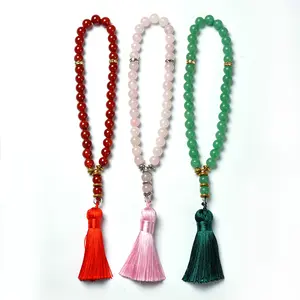 YS57 Großhandel Gebets perlen 33 Perlen Tasbih Perlen Großhandel indische muslimische Frauen