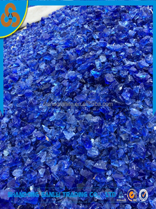 Grano azul cobalto azul profundo casco de vidrio roto y rocas para gaviones - Product Image 4
