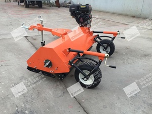 Haute productivité 15Hp moteur à essence tondeuse à gazon <span class=keywords><strong>Quad</strong></span> remorquable ATV tondeuse à fléaux avec roulement pour la coupe d'herbe de jardin - Product Image 6