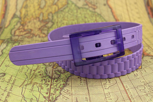Men's Fashion Color <strong>Cool</strong> Rubber Golf Silicone <strong>Belt</strong> - Product Image 4