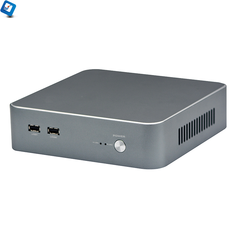 H4615Z 2018 New Mini ITX Core i5 HTPC Box PC with 2 RS232 1*10 Pin Phoenix