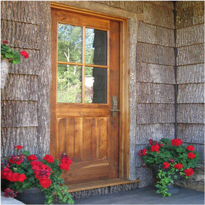 Quercia anteriore teak porte in legno <span class=keywords><strong>foto</strong></span> di legno singolo design della <span class=keywords><strong>porta</strong></span> principale - Product Image 3