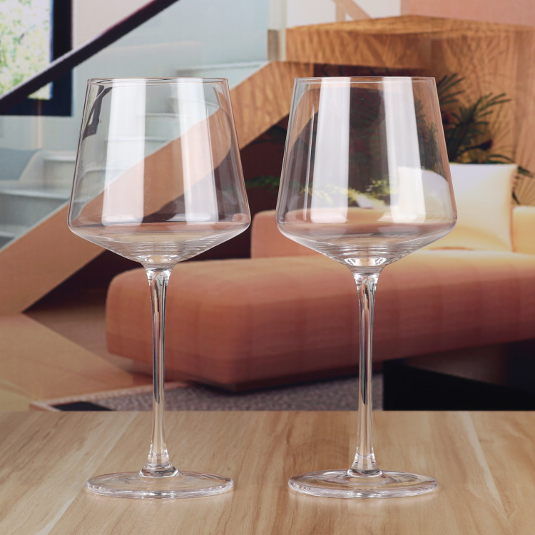 Custom Logo Red Wine Glass For Wedding Glassware