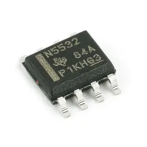 Amplificador de Audio N5532 NE5532 NE5532DR SOP-8, componente electrónico IC