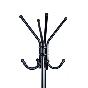 Hot Sale Standing <strong>Coat</strong> Rack Hat Cloth Hanger Holder Hooks for Jacket Umbrella <strong>Tree</strong> <strong>Stand</strong> with Base Metal - Product Image 4
