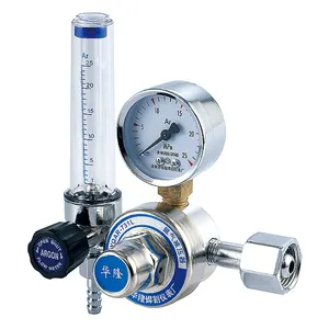 Economy gas pressure argon regulator with flowmeter