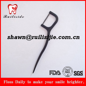 Negro de carbón de Bambú biodegradable selección hilo dental floss elija - Product Image 1