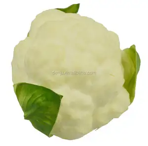 Casa de decoração frutas artificiais popular branco cauliflor comida artificial