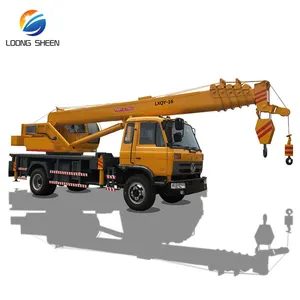 Telescopic Boom Truk Derek Pickup Panjang 30 Meter 7 Bagian dengan Kabel Winch