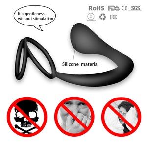 Silicona Anal Plug masajeador de próstata masculino doble Cock Butt Plug Erotic juguetes adultos del sexo <span class=keywords><strong>para</strong></span> los hombres - Product Image 6
