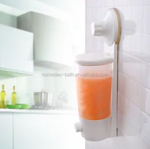 Wall Mount Hand Sanitizer With Suction Cup Liquid Hand Soap Dispenser