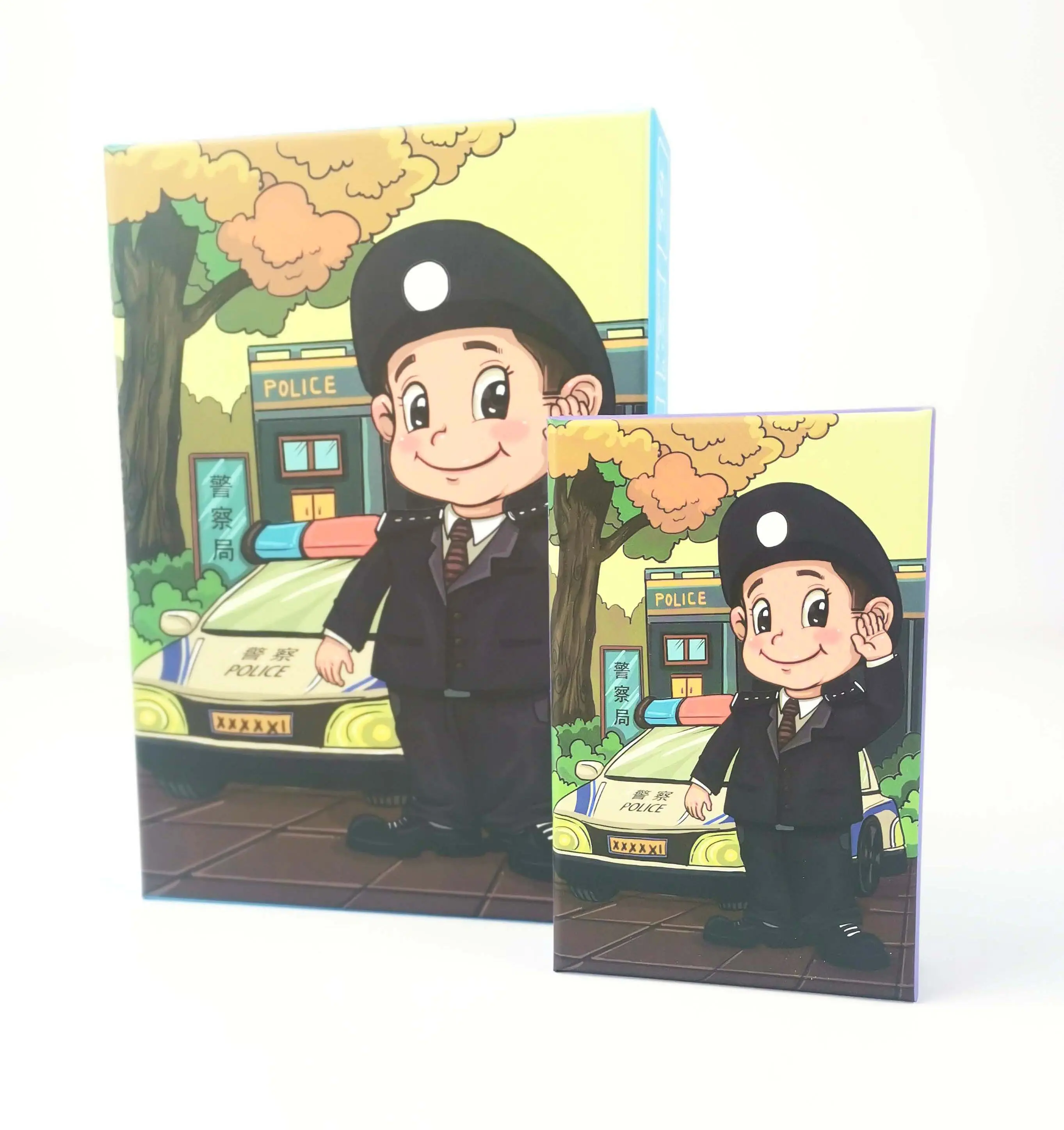 Kids Police Officer Large Pieces Boys Puzzle Custom Branded Jigsaw Puzzle Game