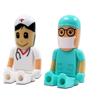 Cartoon Usb Flash Drive 8GB Doctor Usb Sticks Nurse Disk On Key