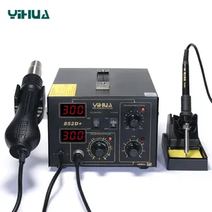 Yihua 852D + Kipas Brushless SMD Ulang Udara Panas Solder Gun Station