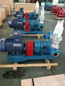 High Viscosity Cam Rotor Pump Rubber / Stainless Steel Rotor For Sewage Manure Petroleum Crude Oil