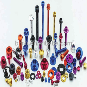 ปรับแต่ง Gr5 M8 Hex หัวสายฟ้าไทเทเนียมชิ้นส่วนรถจักรยานยนต์ - Product Image 1