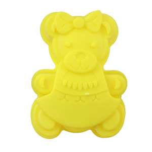 Silicon ours <span class=keywords><strong>moule</strong></span> forme <span class=keywords><strong>silicone</strong></span> gâteau moules pour la cuisson - Product Image 1