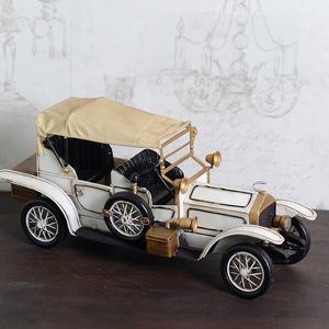 1911 американский стиль лофт, винтажная железная модель в масштабе 1:12, игрушечный автомобиль, винтажное украшение, античные старые металлические поделки для дома и офиса, Декор - Product Image 5