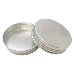 Custom Inblikken Pot Deksels Aluminium Metselaar Pot Deksel Aluminium Waterfles Schroefdeksel