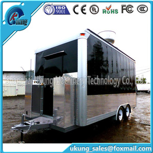 Fabricación personalizada de pizza comida rapida remolque / diseño moderno móvil remolcable pizza carro de comida para <span class=keywords><strong>la</strong></span> venta - Product Image 3