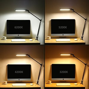 आधुनिक कार्यालय समायोज्य एलईडी टेबल पढ़ने प्रकाश नाखून टेबल लैंप - Product Image 6