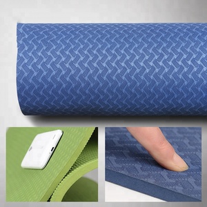 <span class=keywords><strong>Esterilla</strong></span> de yoga personalizada ecológica, material TPE, venta al por mayor de China, las mejores esteras de Pilates moradas, logotipo privado disponible - Product Image 5