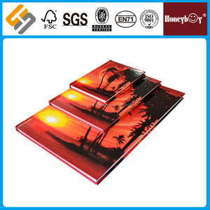 Elegante hermosa impreso diferentes estilos cuaderno de tapa dura - Product Image 1