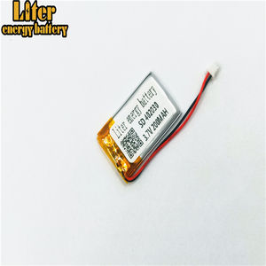 Plug 1,25-2 p 402030 200 mAh <span class=keywords><strong>3</strong></span>,7 V rechargeable LiPo battery solar Li ion polymer lithium battery with PCM - Product Image 2