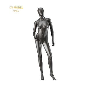 Regolabile forma vestito nero testa di manichino femminile del busto - Product Image 1