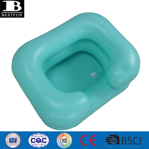 Bassin de lavage de cheveux gonflable écologique portable avec tuyau de drainage, aide à l'hygiène personnalisée en PVC <span class=keywords><strong>pour</strong></span> personnes âgées et handicapées - Product Image 3