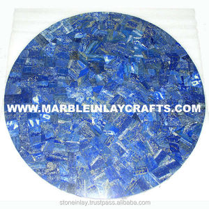 Lapis Lazuli ตกแต่งรอบกาแฟ,โต๊ะรับประทานอาหารด้านบน - Product Image 1