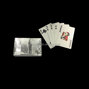 Gran <span class=keywords><strong>idea</strong></span> de regalo euro 500 ninguna costumbre mínimo Gold foil tarjetas de juego - Product Image 5