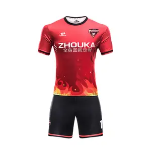 Customize Breathable Jersey Thailand Bangkok Soccer Jersey Uniform Design