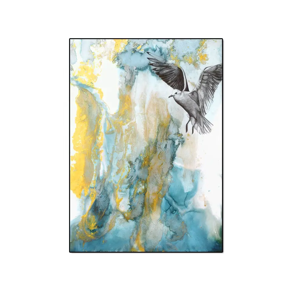 Printed Abstract Painting 2020 Latest Design Large Size Art Prints Digital Photos Simple Abstract Wall Painting