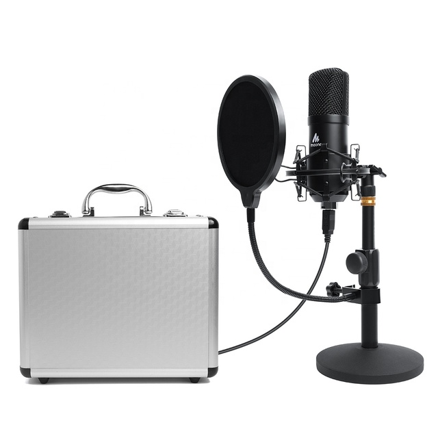 MAONO USB Plug and Play Professional Condenser Microphone Kit with All-metal Podcasting Microphone Gaming Microphone
