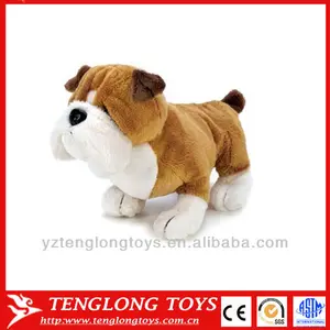 Bulldog plush stuffed dog plush bulldog