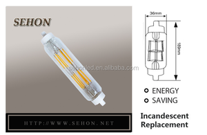 8 w <span class=keywords><strong>r7s</strong></span> <span class=keywords><strong>189mm</strong></span> led remplacement des lampes halogènes ampoules filament led ampoules - Product Image 1