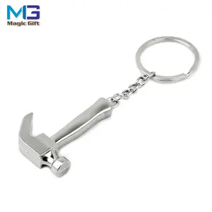 Quà Tặng Khuyến Mãi Tùy Chỉnh Cá Nhân Hoá Kim Loại 3D Mini Búa Công Cụ Keychain