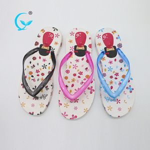 Fábricas en China la nueva señora en relieve logotipo barato mujeres <span class=keywords><strong>anime</strong></span> chanclas zapatillas Sandalias - Product Image 2