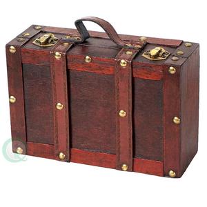 small suitcase gift box Luxury Cardboard Hair Paper Foldable Carrying Suitcase Packaging Box with Handle